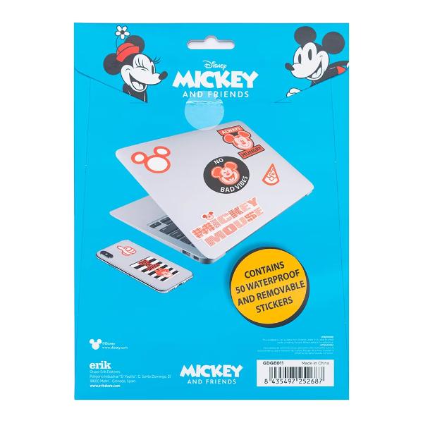 Set stickere Disney Mickey si Minnie 50 de abtibilduri rezistente la apa si reutilizabile produs licentiat Vrei sa iti personalizezi laptopul bicicleta jurnalul caietele valizaskateboardul sau oricare alt obiect Iti oferim aceasta oportunitate cu acest set de stickere Disney Mickey si Minnie produs licentiatPachetul include mai multe abtibilduri in diferite culori si modeleSunt rezistente la apa si se pot reutiliza Suprafata pe care se lipesc aceste stickere trebuie sa fie 