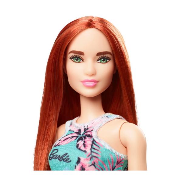 Papusa Barbie este mereu la moda cu tinute cool cu printuri deoasebite si cei mai fabulosi pantofi Stilul papusilor Barbie iese in evidenta oricand si oriunde Papusa Barbie este pregatita pentru o noua poveste avand tot timpul o tinuta potrivita Cu Barbie poti fi orice iti doresti Include papusa Barbie cu o tinuta si pantofiVarsta recomandata 3 ani 