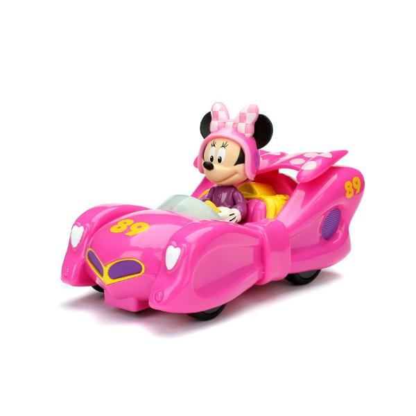 Masinuta cu telecomanda RC Minnie Roadster 19 cmInclude figurina Minnie  Mouse
